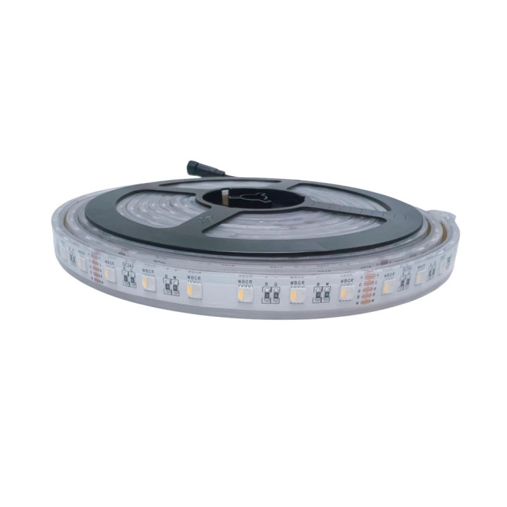 RGBW sauna LED-bånd 24V, 14W/m | 5 m, IP68