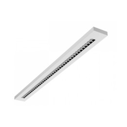 Hvid PLANK LED pendel 120 cm, 40W, Ra95, UGR16
