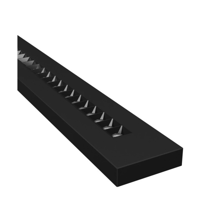 Sort PLANK LED pendel 120 cm, 40W, Ra95, UGR16