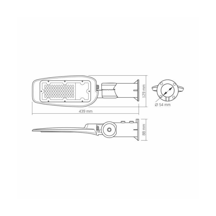 LED-gadelampe 30W 5000K IP65 | Ultraline