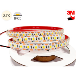 HIGH LUMEN LED strip, 4W/m, 24V, 170lm/w, 2700K, IP66, 10m.