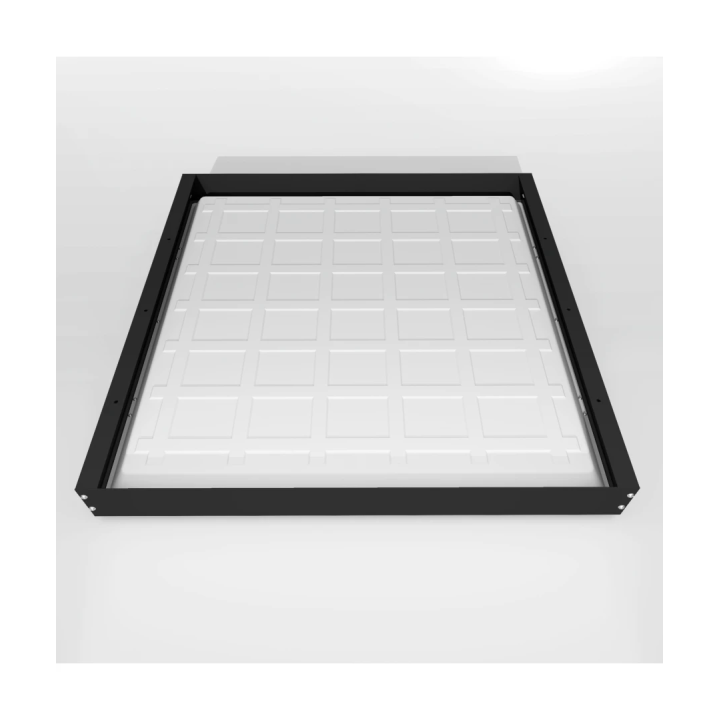 Høj sort ramme til LED panel 60x60 – 70 mm