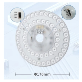 LED-indsats Ø17 cm 12/18/24W CCT 2700-5000K 2700 lm
