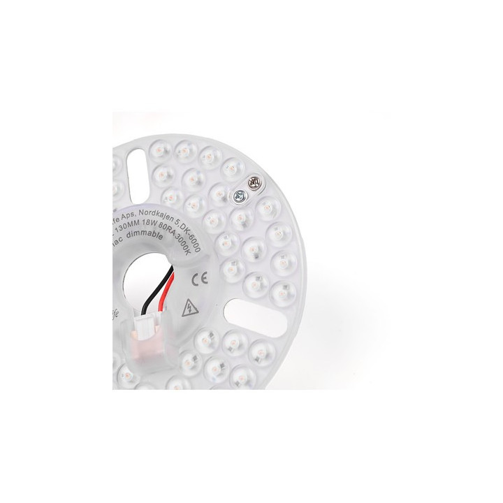 Dæmpbar LED-indsats Ø13 cm 18W 3000K 1900 lm