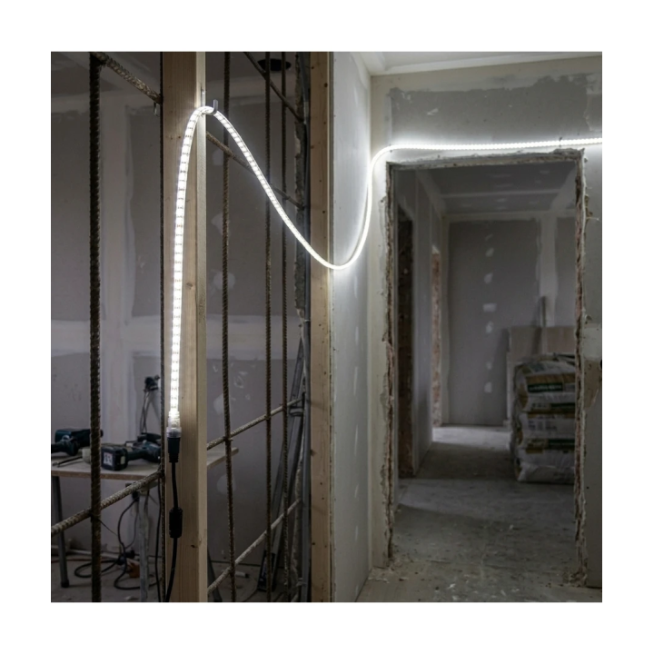 15 m arbejdslys LED-strip 230V 16.500 lm IP67