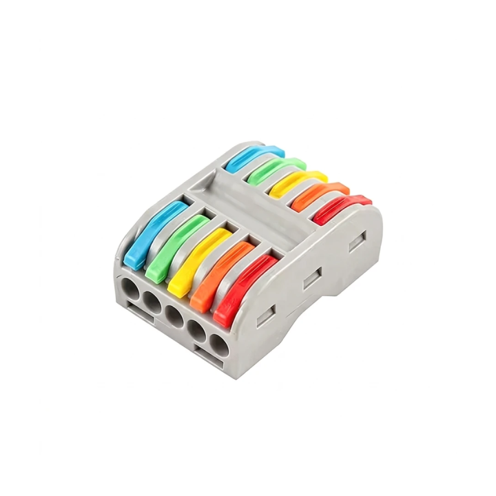 Skrueløs 5-leder samlemuffe – 32 A, 400 V, IP20