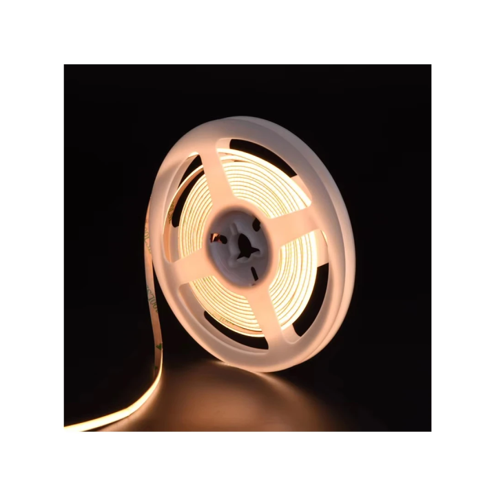 10 m COB LED-bånd – 9 W/m, RA92, 24 V, 3000 K