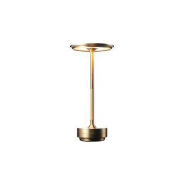 Genopladelig LED-bordlampe i guld – CCT og touch