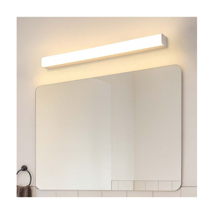 LED spejlarmatur 80 cm – RA92, IP44, hvid