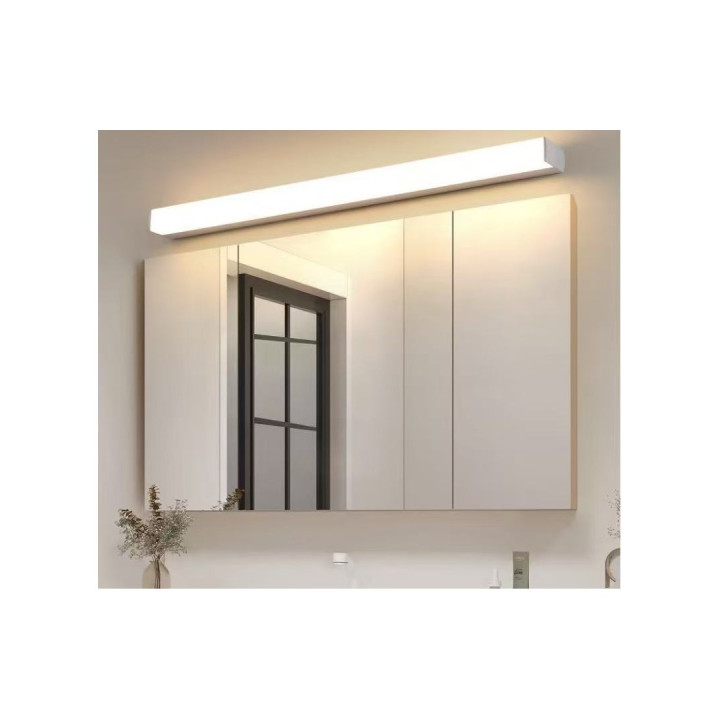 LED spejlarmatur 80 cm – RA92, IP44, hvid