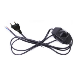Lysdæmper med ledning 1,8 m – 5–100 W, sort