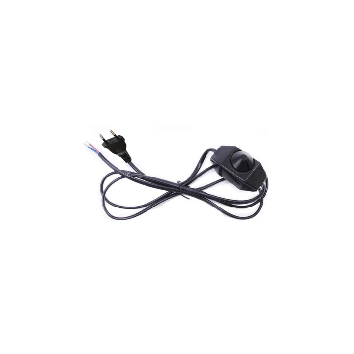 Lysdæmper med ledning 1,8 m – 5–100 W, sort