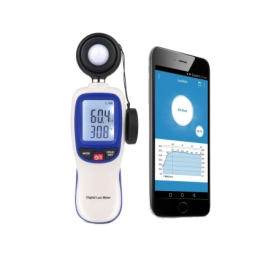 Bluetooth luxmeter 1–200.000 lux med app