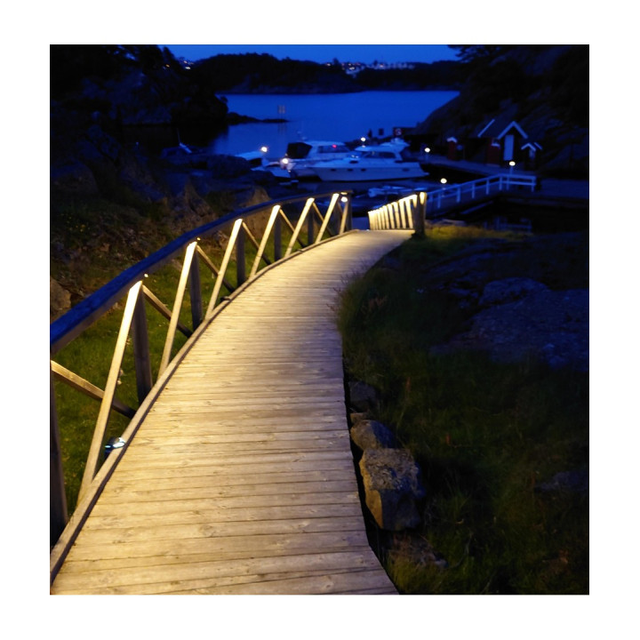 5 m vandtæt LED bånd 230 V – 6 W/m, IP67