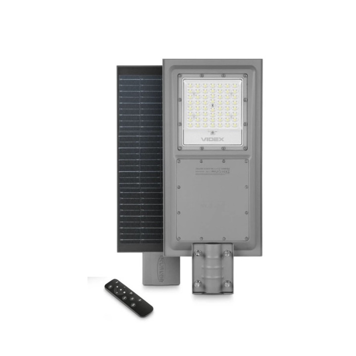 Solcelle-gadelampe 2300 lm med bevægelsessensor | IP65