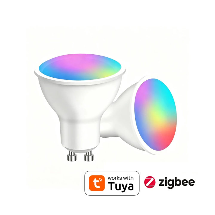 Smart GU10 LED-pære 5W RGB+CCT Zigbee