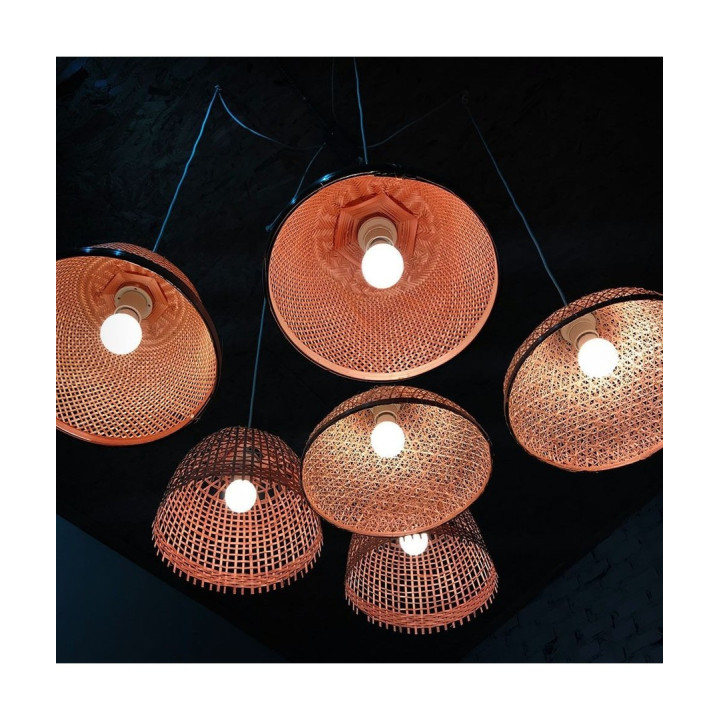 5 smarte E27 LED-pærer 5W RGB+CCT Wi-Fi G45