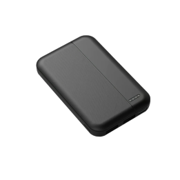 Powerbank 5.000 mAh med LED-indikator – sort