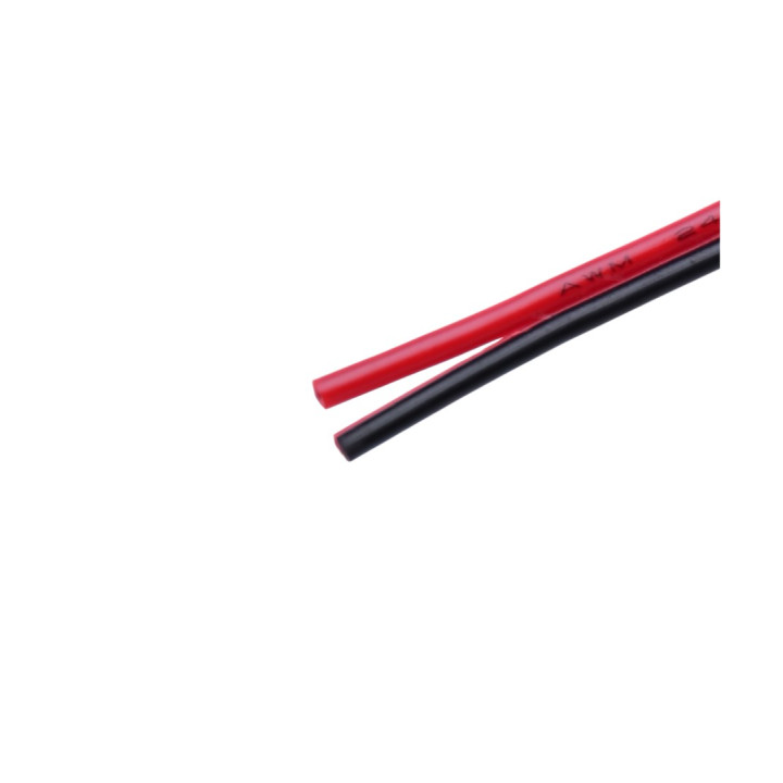 5 m rød/sort kabel 2 x 0,35 mm² til LED-strip