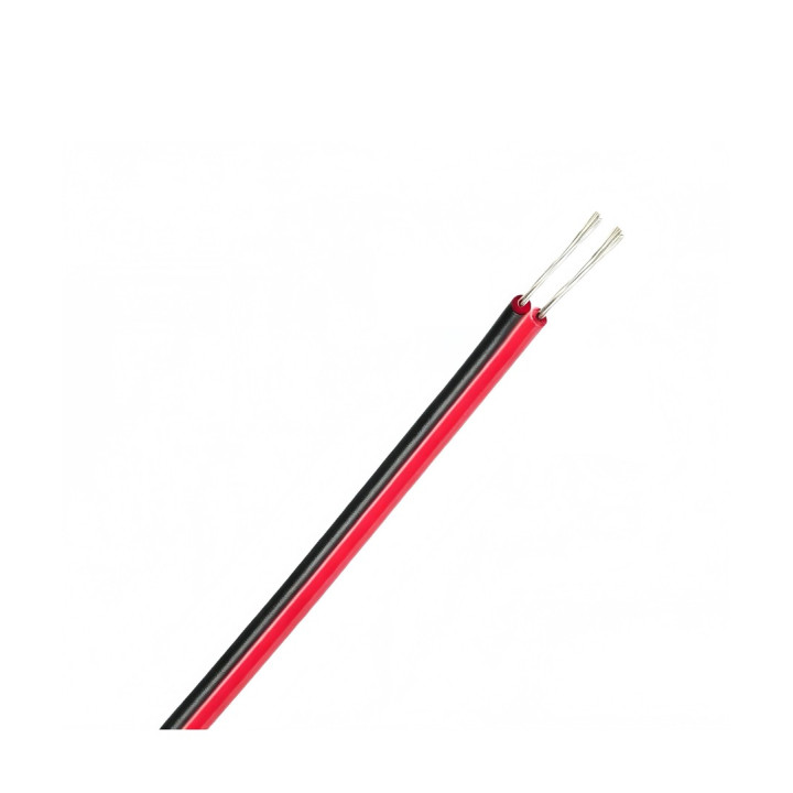 5 m rød/sort kabel 2 x 0,35 mm² til LED-strip