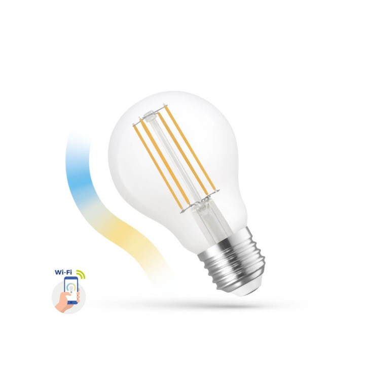 Smart E27 LED-pære A60 med appstyring og dæmpning