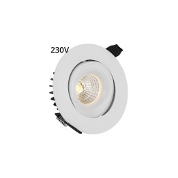 Dæmpbar LED downlight Ø115 mm 9W 3000K RA90