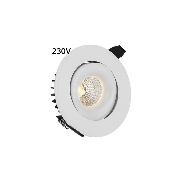 Dæmpbar LED downlight Ø115 mm 9W 3000K RA90
