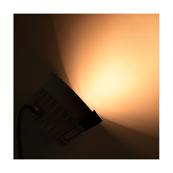 Dæmpbar LED downlight Ø85 mm 10W RA99 IP54