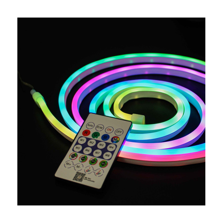 RGBIC Neon Flex 2,5 m – USB, app og fjernbetjening