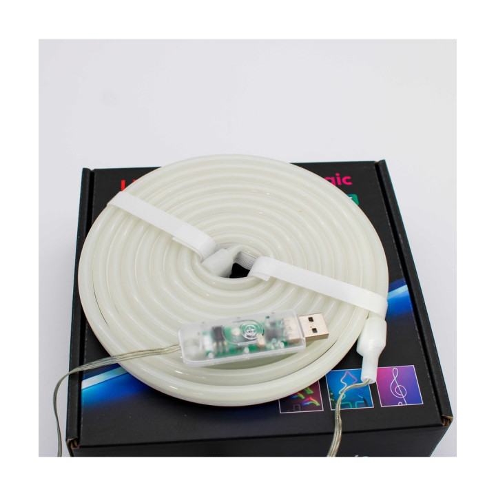RGBIC Neon Flex 2,5 m – USB, app og fjernbetjening