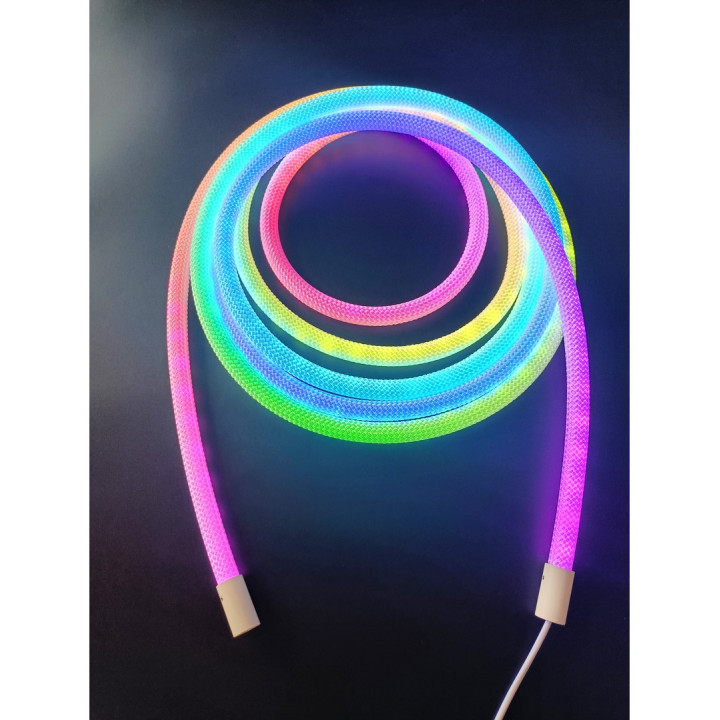 RGBIC Neon Flex reb 5 m med app og USB