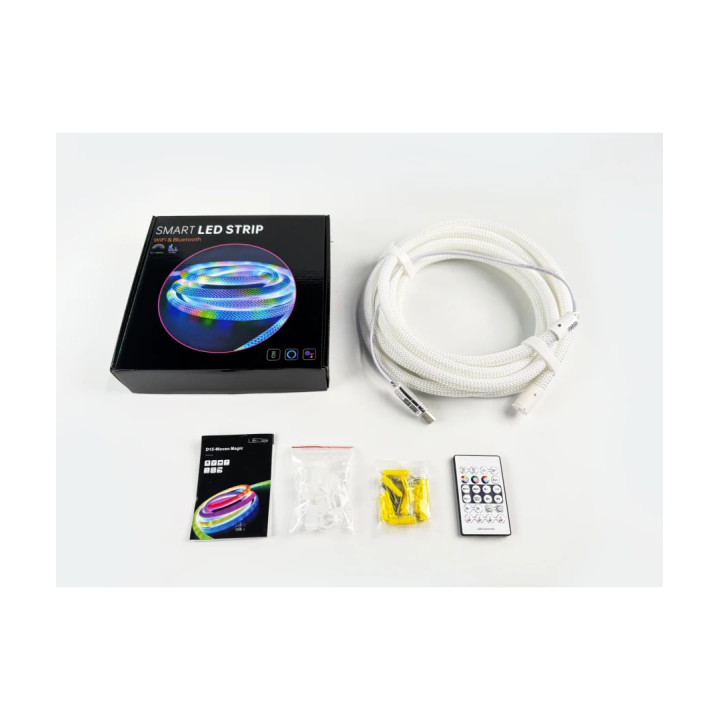 RGBIC Neon Flex reb 5 m med app og USB