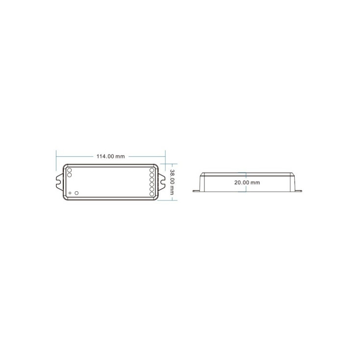 Zigbee RGB+WW controller Zigbee-kompatibel, 12V (144W), 24V