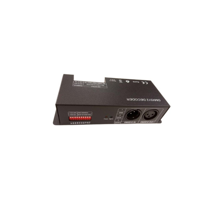 DMX 512 RGB+W controller 12V (384W), 24V (768W)