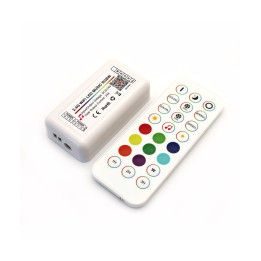 RGB+WW Wifi controller med fjernbetjening appstyring, stemme