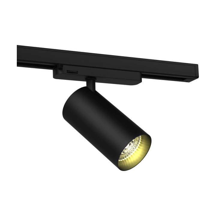 20W 3-faset RA90 Skinnespot – 100 lm / W, 36 grader, Sort, L