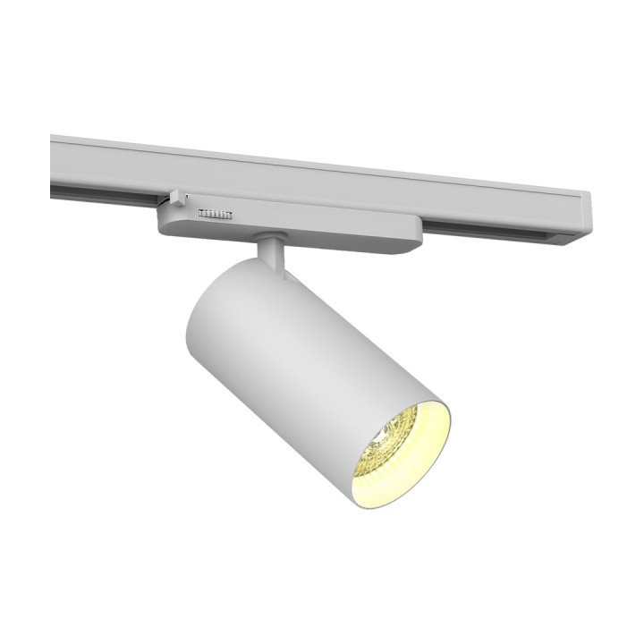 30W 3-faset RA90 LED skinnespot – 100 lm / W, 36 grader, Hvi