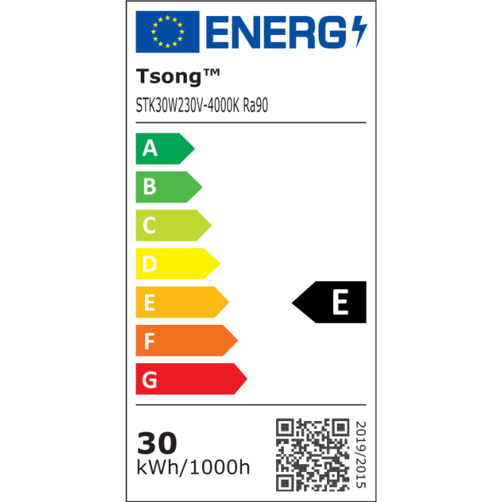30W 3-faset RA90 LED skinnespot – 100 lm / W, 36 grader, Hvi