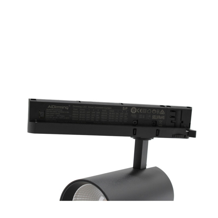 29W 3-faset Dæmpbar RA90 Skinnespot – 140 lm / W, 38 grader,