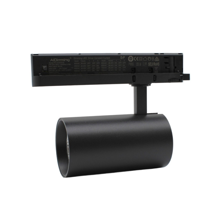 29W 3-faset Dæmpbar RA90 Skinnespot – 140 lm / W, 38 grader,