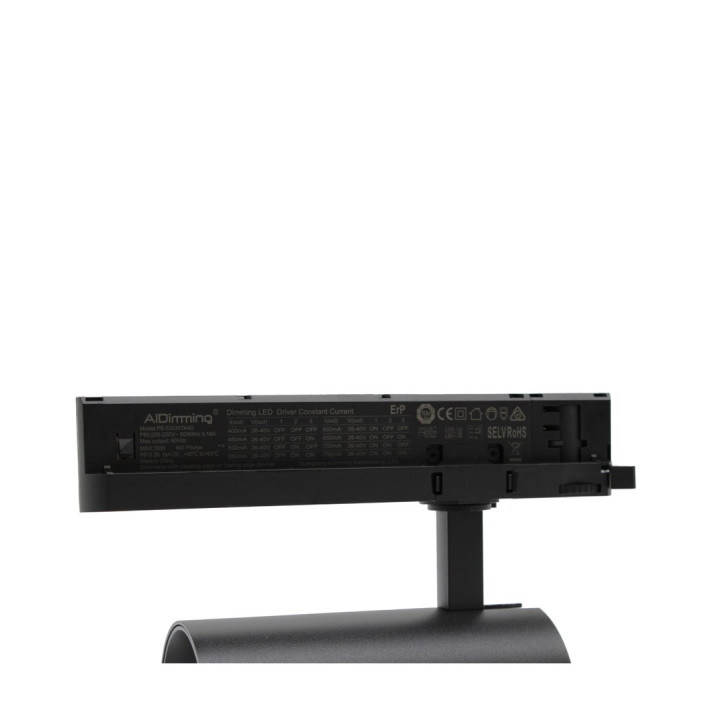 29W 3-faset Dæmpbar RA90 Skinnespot – 140 lm / W, 38 grader,