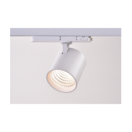 30W 3-faset Dæmpbar RA90 skinnespot – 170lm / w, Hvid | 3-fa