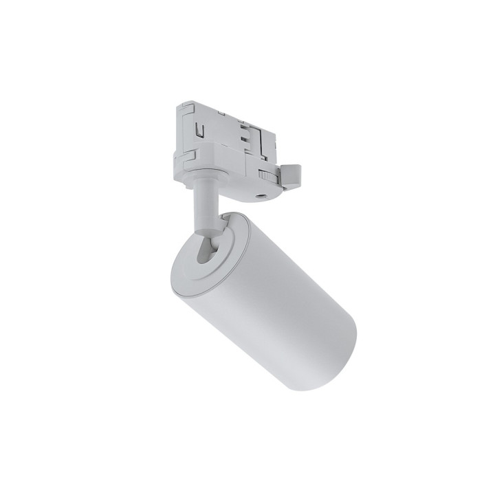 6W 3-faset Dæmpbar GU10 DimToWarm skinnespot – Hvid, Inklusi