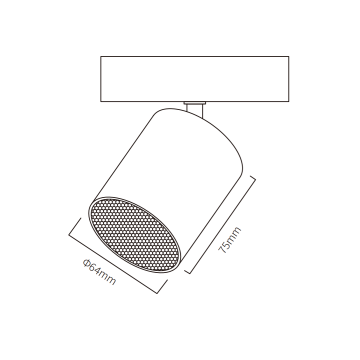 Bluetooth højttaler til 3-faset skinner – Hvid, 10W | 3-fase