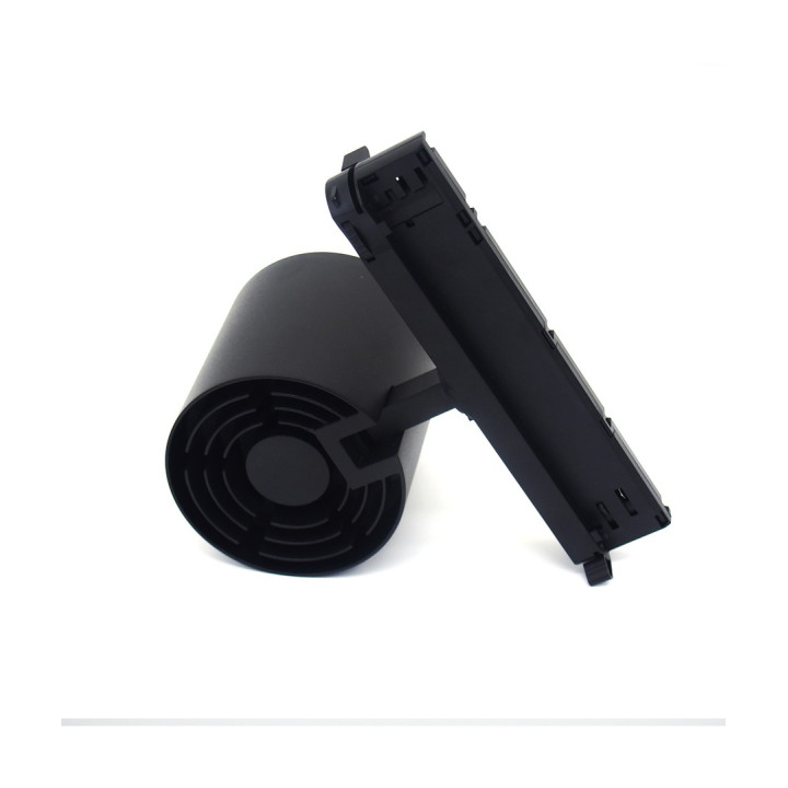 30W sort DALI skinnespot – RA 90, 38 grader, 3-faset | 3-fas