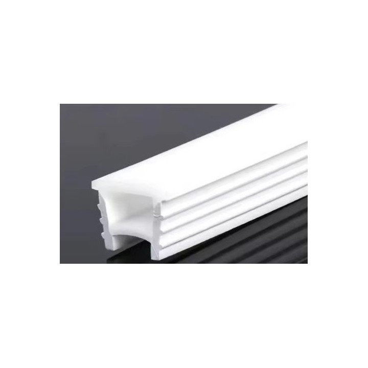Klar silikoneprofil 13×11 mm til LED bånd