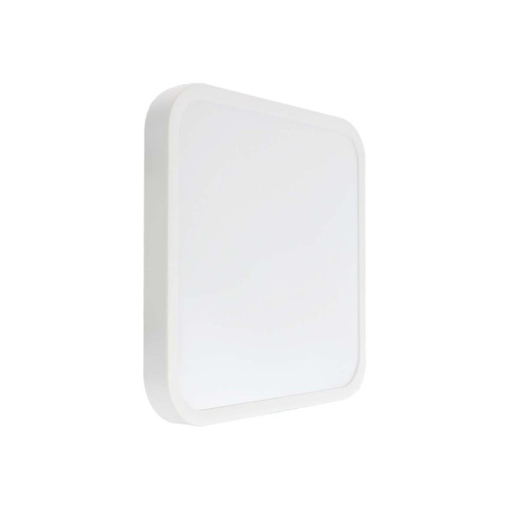 18W kvadratisk LED loftslampe 25 × 25 cm – IP44, hvid