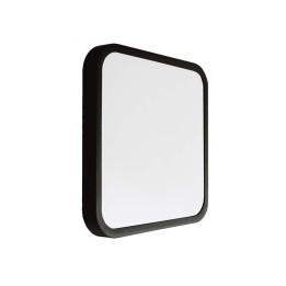 18W kvadratisk LED loftslampe 25 × 25 cm – IP44, sort