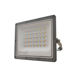 30W LED projektør med 3 lysfarver – grå, IP65