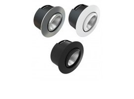 LED downlight og indbygningsspots